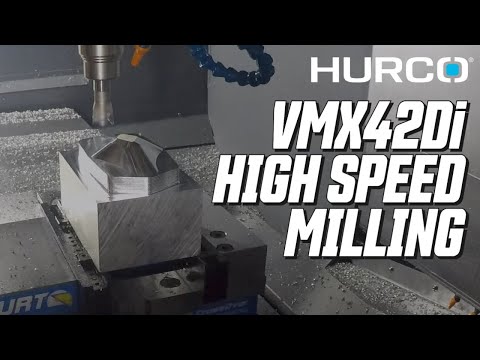 Hurco VMX42Di Direct Drive CNC Machine Cutting
