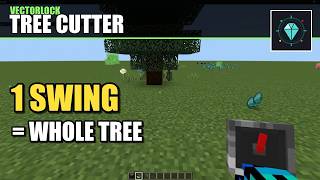 Minecraft Bedrock Tree Capitator — No Experiments, Achievement-Safe