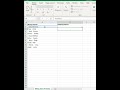 Clean Messy Data in Excel Using TRIM #excel #shorts #decodewithashee