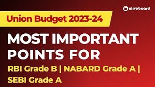 Union Budget 2023-24 I Covering Most Important Points I For RBI, SEBI & NABARD 2023 Exam IDinkar Sir screenshot 5