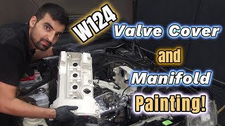 W124 Külbütör Kapağı Ve Manifoldun Sökülmesi, Boyanması Ve Contalarının Değişimini Yaptık