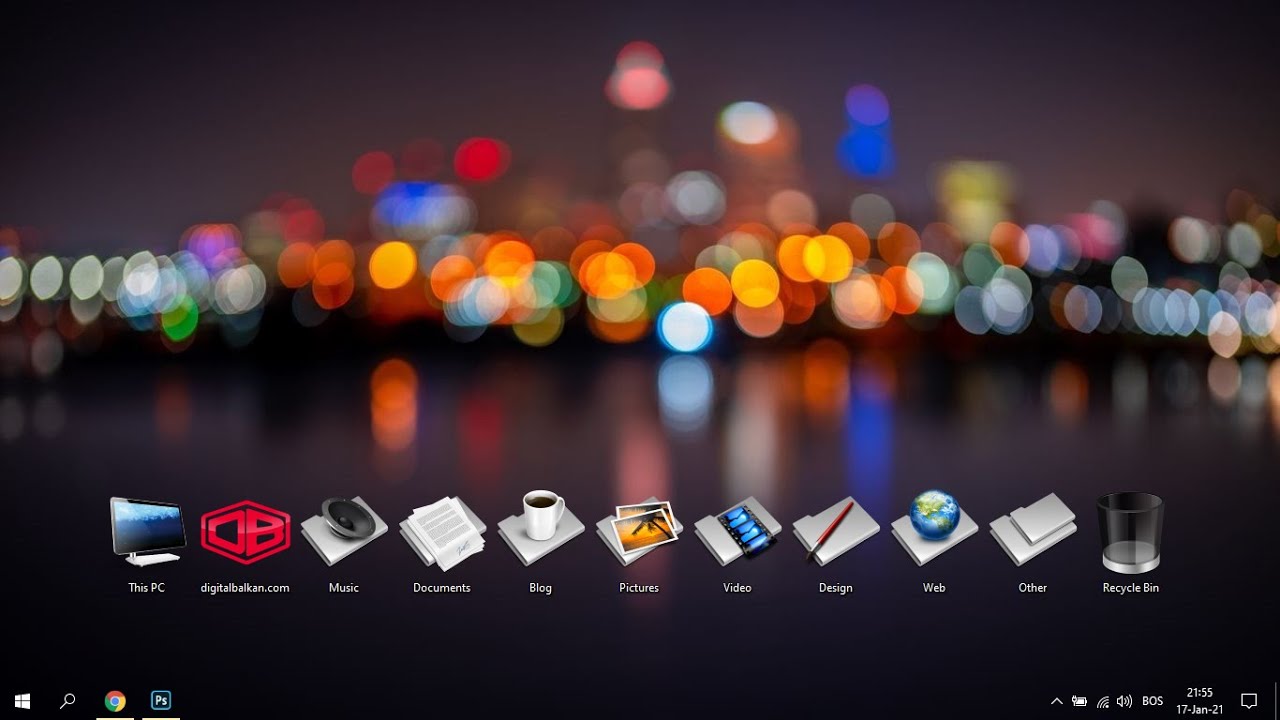 cool desktop icons windows 10