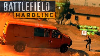 Battlefield Hardline Funny Moments - Exploding Bridges, Walking Glitch, Best Hiding Spot (Funtage!)