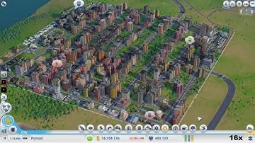 Simcity Timelapse from 0 to 500 000 population