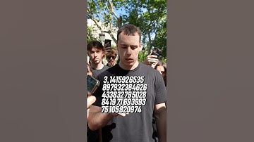 Ha Ganado 100.000€ Por Saber el Número Pi