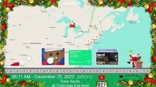 2023 Santa Tracking Livestream | Tracking Santa Claus LIVE | Google Santa Tracker 2023 (PART 4/4)