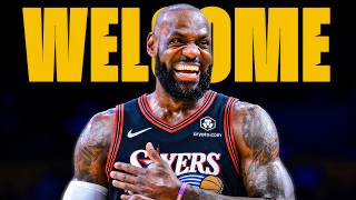 LeBron James "Welcome to Philadelphia 76ers" 👑🔥