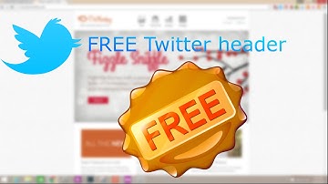 How to create a FREE Twitter header (2016)