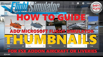 Thumbnail Creation Guide for FSX Addon Mods for Microsoft Flight Simulator 2020