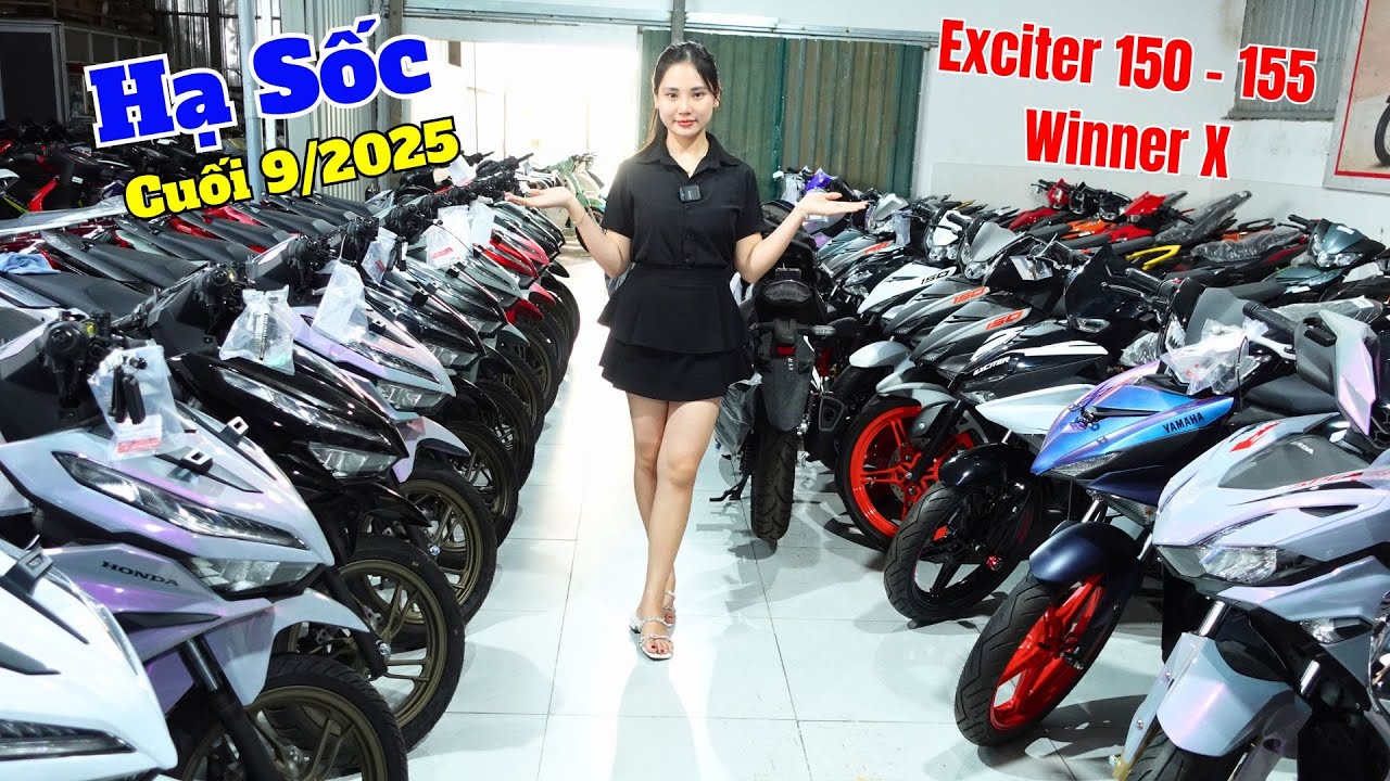 Giá Xe Exciter 150 , Exciter 155 , Winner X Giá Mới Cuối 9/2025 Giảm Quá Rẻ