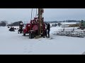 Cable well drilling