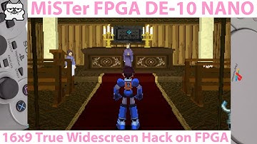 MiSTer FPGA DE-10! PS1 in Widescreen! Play your PlayStation 1 Games in 16x9 on MiSter FPGA Today!