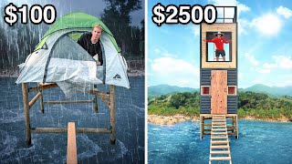 Build Your Own River Tiny House! $100 vs $2500 by Dangie Bros 3,264,894 views 3 months ago 12 minutes, 51 seconds