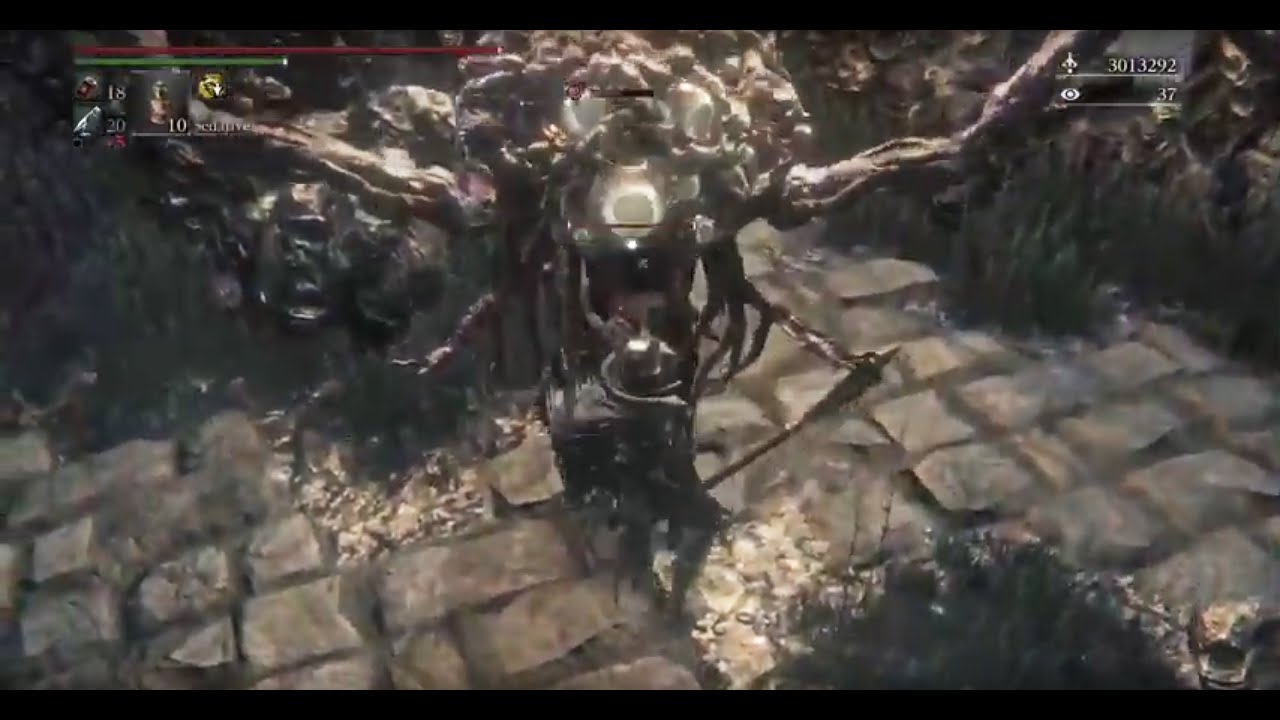 bloodborne crossing the Winter Lanterns bridge and dropping Brain of Mensis