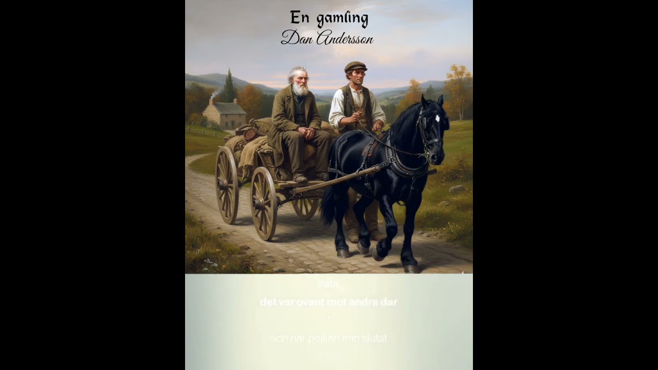 En gamling. Text: Dan Andersson 