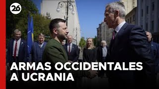 Líder de la OTAN insta a permitir el uso de armas occidentales a Ucrania