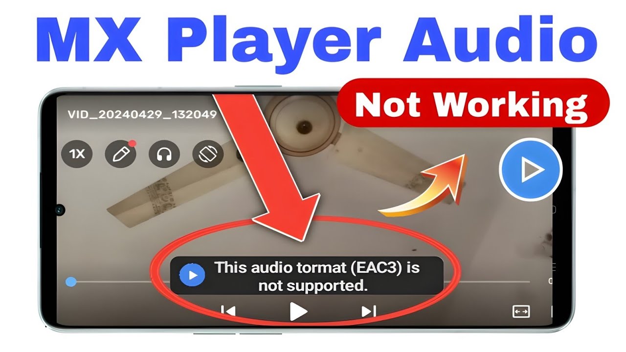 mx player eac3 audio not supported 2025 this audio Format