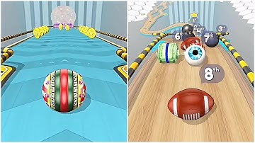 Going Balls Super Bonus Level 43 vs Epic Race Gameplay Android, iOS