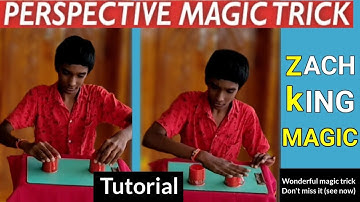 Tutorial -Zach king perspective cup magic in mobile by vishnu mamidi