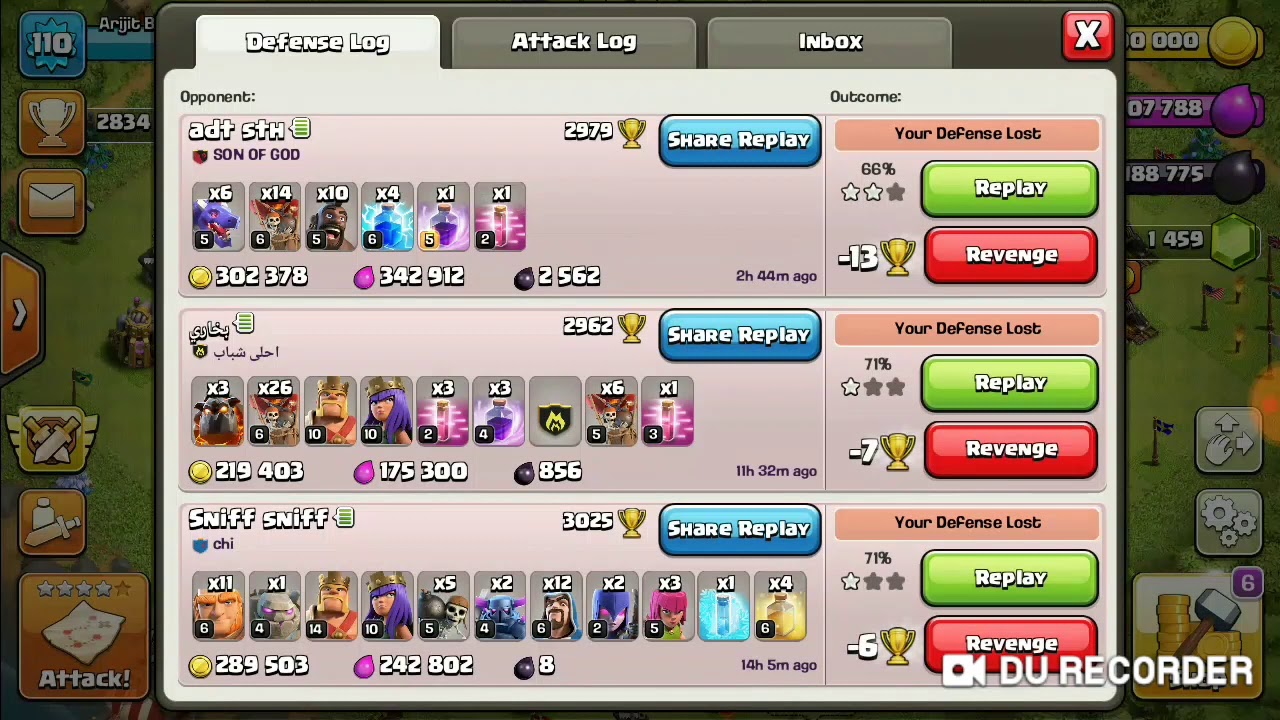 TownHall 9 VS TownHall 10 best attack strategy . 🔥🔥