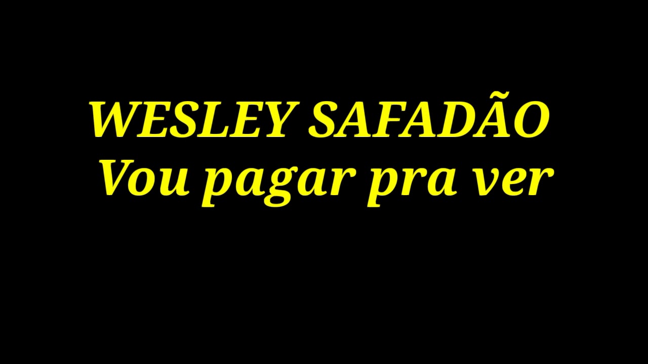 Karaokê TBT Wesley safadão Vou Pagar Pra Ver