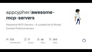 GitHub - appcypher/awesome-mcp-servers: Awesome MCP Servers - A curated list of Model Context Pro...