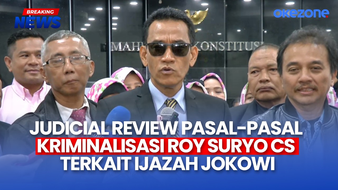 🔴BREAKING NEWS - Judicial Review Pasal-Pasal Kriminalisasi Roy Suryo Cs Terkait Ijazah Jokowi