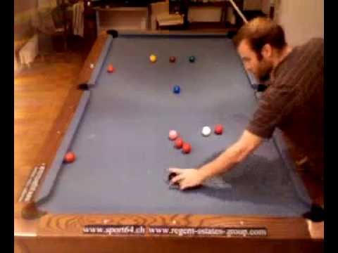 145 Break on Pool Table - YouTube