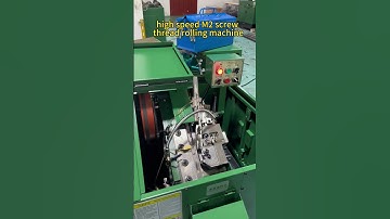 M2M3 screw thread rolling machine manufacturer high speed with Taiwan quality technology.