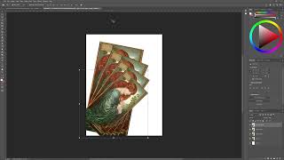 Repeat transformation in Photoshop ctrl alt shift T T TTTTTTTT