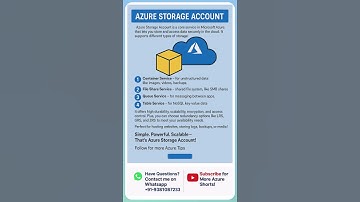 Azure Storage Services #azure #azurebicep #biceptips #mvpbuzz