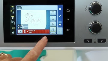 BERNINA 570 103 How to Fix a Thread Break During Embroidery