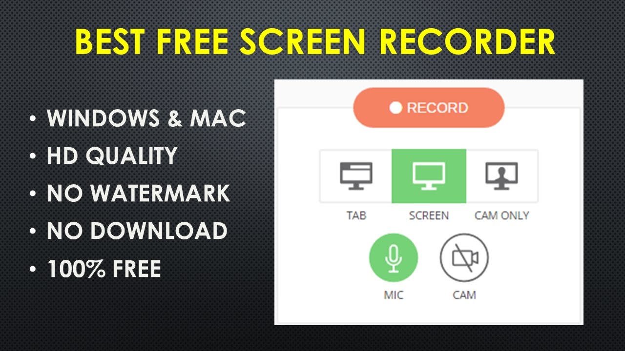 Best screen recording for mac os high sierra