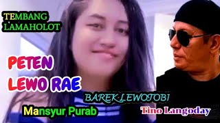 Download Lagu PETEN LEWO RAE/CIPT MANSYUR PURAB TINO LANGODAY/TEMBANG LAMAHOLOT TERBARU 2026 MP3
