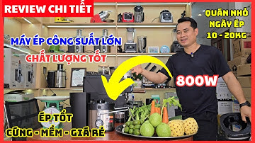 Máy Ép Trái Cây Công Suất Lớn 800W GIÁ TỐT ÉP KHOẺ  Dùng Cho Quán Nước Ép Nhỏ Và Quán Cafe