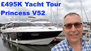 £495,000 Yacht Tour : 2012 Princess V52