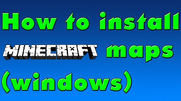 Minecraft - How to install Minecraft maps (Windows) [HD]
