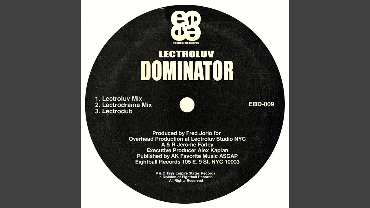 Watch Dominator (Lectrodrama Mix) on YouTube Watch Dominator (Lectrodrama Mix) on YouTube