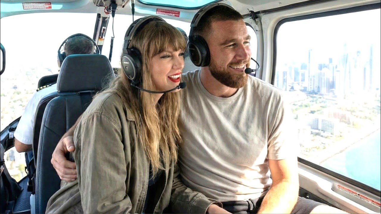 Taylor Swift Caught Captured on Helicopter Camera Dragging Her Hand Inside Travis Kelce Jeans 2026