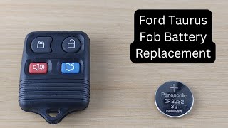 How To Replace or Change Ford Taurus Remote Key Fob Battery 1998 - 2007