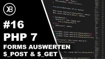 PHP 7 Tutorial 2019 Anfänger | #16 Form Handling mit POST und GET