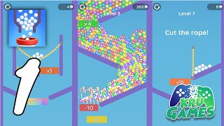 Ropes N Balls Gameplay #1 All Levels (Android, IOS) screenshot 5