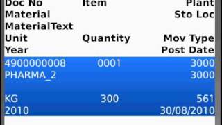 SAP Mobile Application - Stock On Posting Date