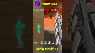 Omen crazy 4k | #valorant #valorantshorts