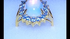 Moonstone Ring, Lucky Gemstones in 2015: Moonstone and Aquamarine