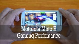Gaming Performance of Moto E