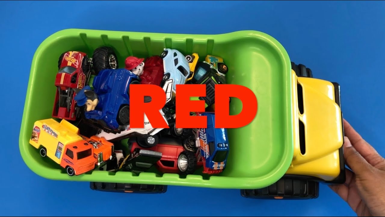 Red Trucks and Cars Toys YouTube