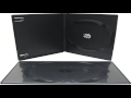 100 Pack 7mm Slim Double Black DVD Cases