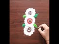 Sayali's Rangoli - Easy &amp; Simple Daily Rangoli Ep. 0261 - Easy Rangoli #shorts #rangoli #shortsfeed