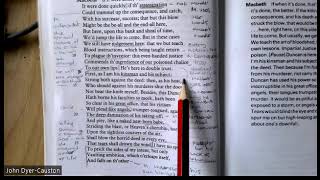 Macbeth - Act1 Sc. 7 -' Macbeth's Soliloquy' Annotations